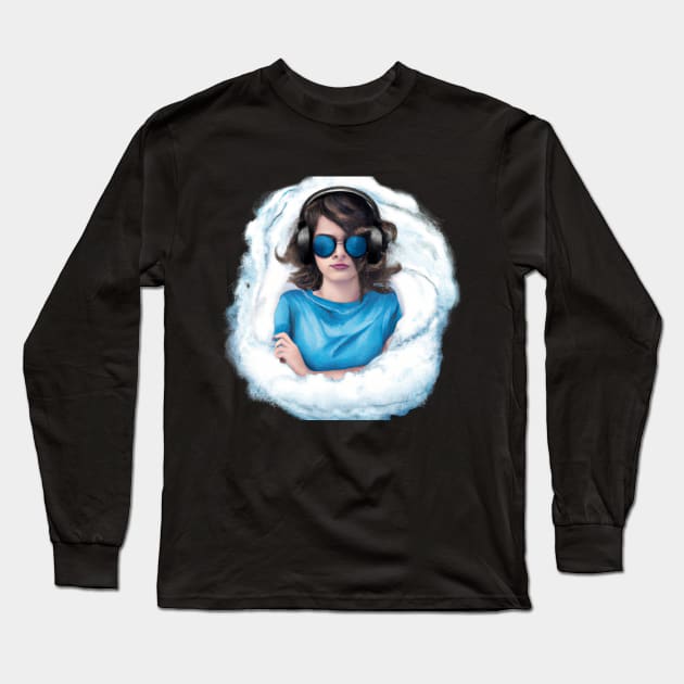 Just stay cool and chill Long Sleeve T-Shirt by Just chilling in clouds and staying cool